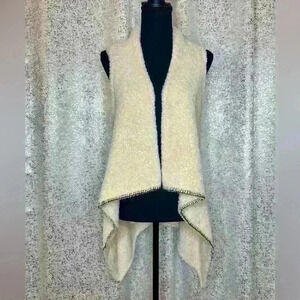 Never worn faux lambs fur oversized vest